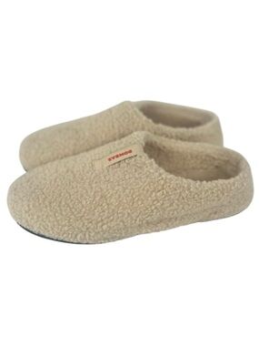Bombas Sunday Sherpa Slippers Women’s 10 Creamy Beige Slip On